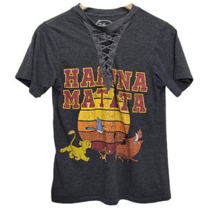 Disney’s The Lion King Small Hakuna Matata Gray Graphic T-shirt